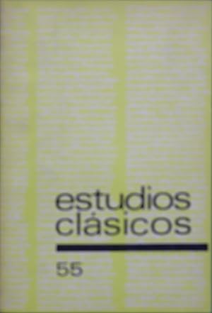 Imagen del vendedor de Estudios clsicos (v. LV) a la venta por Librera Alonso Quijano