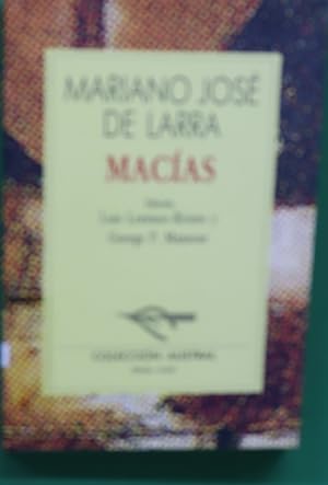 Imagen del vendedor de Macas a la venta por Librera Alonso Quijano