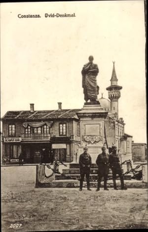 Bild des Verkufers fr Ansichtskarte / Postkarte Konstanza Rumnien, Ovid Denkmal zum Verkauf von akpool GmbH