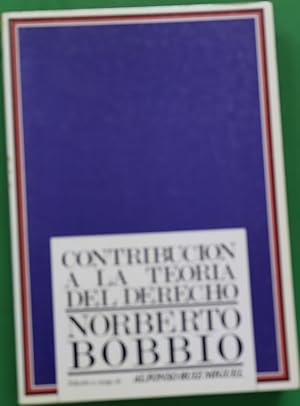 Imagen del vendedor de Contribucin a la teora del derecho a la venta por Librera Alonso Quijano