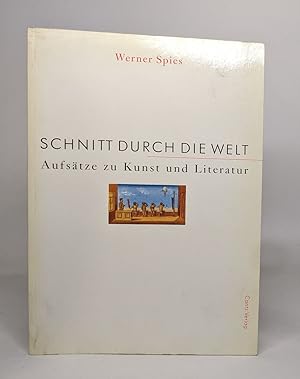 Schnitt durch die Welt. Aufsätze zu Kunst und Literatur