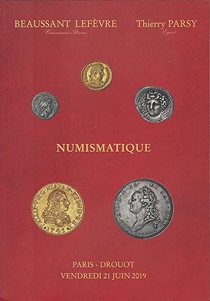 Seller image for Numismatique. Collection J.F. Delorme, Vente aux enchres, Paris, Htel Drouot, 21 juin 2019 for sale by Librairie Archaion