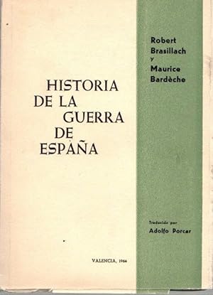 Imagen del vendedor de Historia de la guerra de Espaa . a la venta por Librera Astarloa