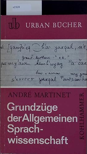 Bild des Verkufers fr Grundzge der Allgemeinen Sprachwissenschaft. zum Verkauf von Antiquariat Bookfarm