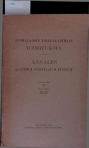 Seller image for Annales Academiae Scientiarum Fennicae. Ser. B, Tom. XLII for sale by Antiquariat Bookfarm
