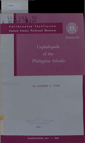 Imagen del vendedor de Cephalopods of the Philippine Islands. United States National Museum Bulletin 234 a la venta por Antiquariat Bookfarm