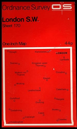 Ordnance Survey Map: LONDON S.W.: One Inch Map, Sheet No.170 1970