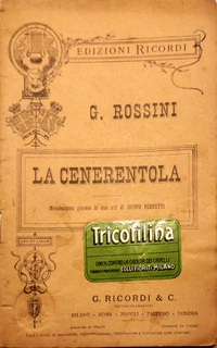 Image du vendeur pour La Cenerentola. Melodramma giocoso in due atti [Textbuch] mis en vente par Paul van Kuik Antiquarian Music