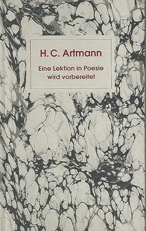 Seller image for Eine Lektion in Poesie wird vorbereitet. for sale by Lewitz Antiquariat