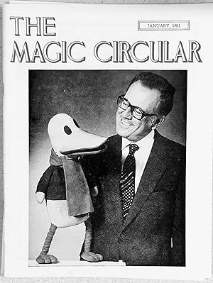 Seller image for The Magic Circular January, 1981 (John Salisse on cover) / John Le Rossignol "The Magic Circle Show - 1980-81" / S H Sharpe "Through Magic-Coloured Spectacles" / Cliff Townsend "Magic, a State of Mind" / G E Arrow smith "Easy When You Know How!" / John Salisse "October inLos Angeles" / Peter D Blanchard "Roving Rovi Returns" / Ian Keable-Elliott "The Blenheim Bar" / John Salisse "Siegfried and Roy" / Tom Ellis "'My Kind of Magic' - Alan Saxon" / Stephen Blood "The Psychology of Kid's Magic - Bart Harding" / Charles Goodliffe Neale - Obituary for sale by Shore Books