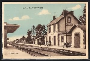 Carte postale Auneau-Ville, La Gare