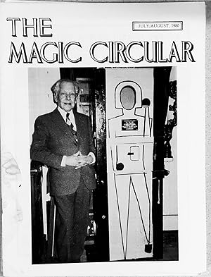 Immagine del venditore per The Magic Circular July / August, 1980 (Bayard Grimshaw on cover) / Edwin A Dawes "A Rich Cabinet of Magical Curiosities No.68 Charles Bertram" / Peter D Blanchard "The Indian Rope Trick" / S H Sharpe "Through Magic-Coloured Spectacles" / Charles Pemberton "The Magic of Fred Emney?" / This Is Your Life - Bruce Dale Postage / John Fisher "'Opening the Door of Mystery'" venduto da Shore Books