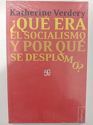 Image du vendeur pour Qu era el socialismo y por qu se desplom? mis en vente par Libros nicos