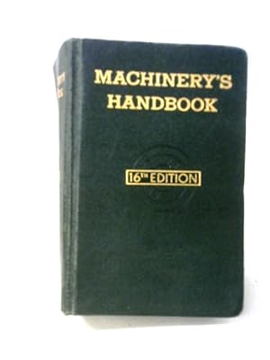 Imagen del vendedor de Machinery's Handbook a la venta por World of Rare Books
