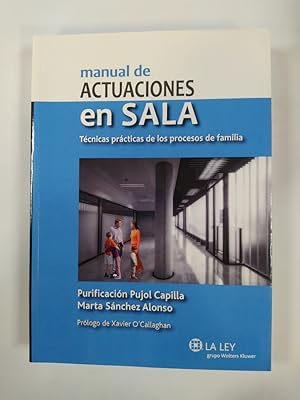 Imagen del vendedor de Manual de actuaciones en sala. Tcnicas prcticas de los procesos de familia. a la venta por TraperaDeKlaus