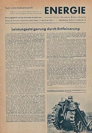 Bild des Verkufers fr Technische Zeitschrift fr Maschinenbau, Metallbearbeitung, Elektrotechnik, Krafterzeugung der Reichsbetriebsgemeinschaft 6, Eisen und Metall, in der Deutschen Arbeitsfront. Hauptschriftleiter : Oberingenieur Walter Lehmann. 22. Jahrgang, Mrz, Heft 3. Mit sehr vielen Abbildungen, Illustrationen und Skizzen, meist im Text. Ohne den Umschlag und die Werbung. zum Verkauf von Antiquariat Heinz Tessin