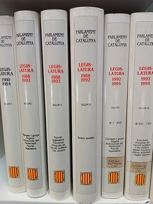 Imagen del vendedor de PARLAMENT DE CATALUNYA LEGISLATURA 6 VOL (CATALN). a la venta por Librera Smile Books