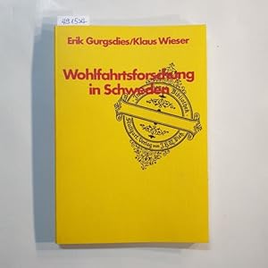 Bild des Verkufers fr Wohlfahrtsforschung in Schweden : ein Bericht ber d. Ergebnisse d. sogenannten Niedrigeinkommen-Komitees zum Verkauf von Gebrauchtbcherlogistik  H.J. Lauterbach