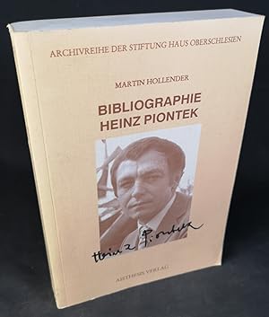 Bild des Verkufers fr Bibliographie Heinz Piontek. zum Verkauf von ANTIQUARIAT Franke BRUDDENBOOKS