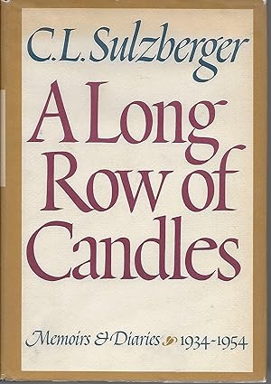 Seller image for A Long Row Of Candles: Memoirs and Diaries 1934-1954 for sale by Charing Cross Road Booksellers