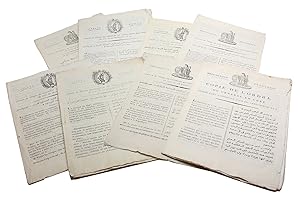 Copie de lordre du général en chef . 5 Fructidor an 8 [= 23 August 1800] [and six more to] 16 Br...