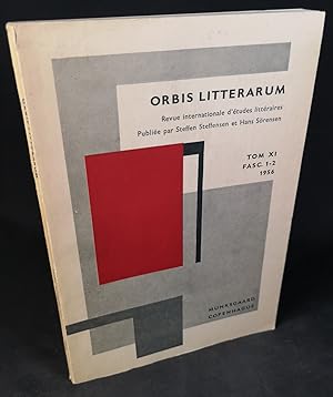 Seller image for Orbis Litterarum: Revue internationale d'etudes Litteraires - Tom XI, Fasc. 1-2, 1956. - [Schwerpunktheft Rainer Maria Rilke] for sale by ANTIQUARIAT Franke BRUDDENBOOKS