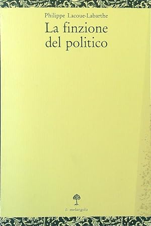 Bild des Verkufers fr La finzione del politico zum Verkauf von Librodifaccia