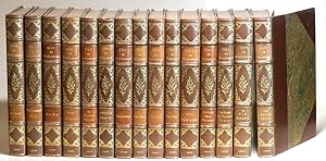 Oeuvres complètes de Guy de Maupassant. Complètes en 29 volumes. Reliure signée de Canape (sur la...