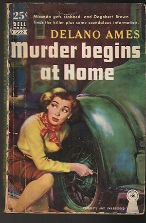 Murder Begins at Home (Dell Map Back)