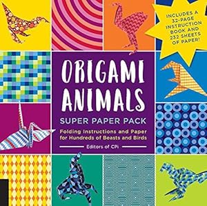 Bild des Verkufers fr Origami Animals Super Paper Pack: Folding Instructions and Paper for Hundreds of Beasts and Birds--Includes a 32-page instruction book and 232 sheets of paper! (Origami Super Paper Pack) zum Verkauf von WeBuyBooks