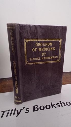Seller image for Organon Of Medicine for sale by Tilly's Bookshop