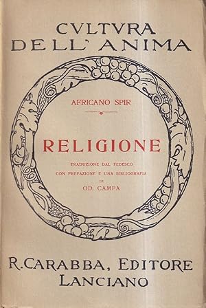 Immagine del venditore per Religione venduto da Il Salvalibro s.n.c. di Moscati Giovanni