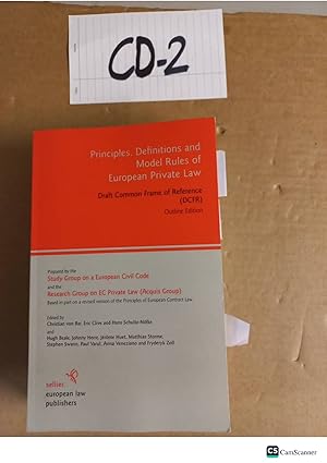 Immagine del venditore per Principles, Definitions and Model Rules of European Private Law by Eric Clive and Christian Von Bar venduto da UK LAW BOOK SELLERS LTD