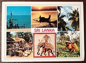 Bild des Verkufers fr Sri Lanka. 1 Orig.- Ansichtspostkarte zum Verkauf von Klaus Kreitling