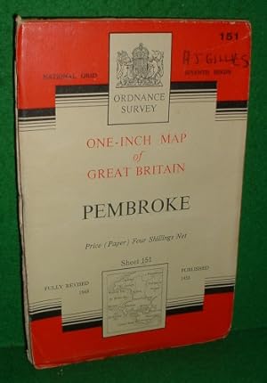 ORDNANCE SURVEY ONE-INCH MAP OF GREAT BRITAIN PEMBROKE SHEET 151