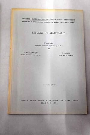 Seller image for Estudio de materiales, 10 for sale by Alcan Libros