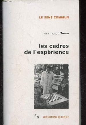 Seller image for Les cadres de l'exprience - Collection " le sens commun ". for sale by Le-Livre