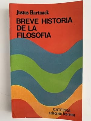 Imagen del vendedor de BREVE HISTORIA DE LA FILOSOFA a la venta por Librera Pramo