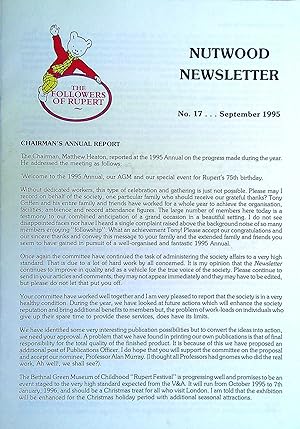 Image du vendeur pour Nutwood Newsletter Number 17 September 1995 mis en vente par Pendleburys - the bookshop in the hills