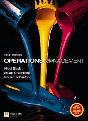 Bild des Verkufers fr Operations Management zum Verkauf von WeBuyBooks