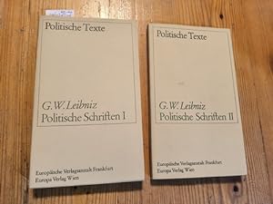 Bild des Verkufers fr Politische Schriften I. + II. (Hrsg.) und eingeleitet von Hans Heinz Holz (2 BCHER) zum Verkauf von Gebrauchtbcherlogistik  H.J. Lauterbach