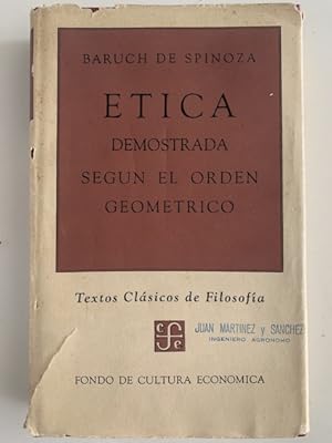 Imagen del vendedor de TICA DEMOSTRADA SEGN EL ORDEN GEOMTRICO a la venta por Librera Pramo