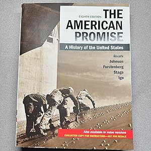 Imagen del vendedor de The American Promise: A History of the United States a la venta por Speedy Book