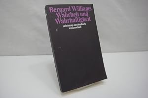 Bild des Verkufers fr Wahrheit und Wahrhaftigkeit (= suhrkamp taschenbuch wissenschaft, Band 2050) zum Verkauf von Antiquariat Wilder - Preise inkl. MwSt.