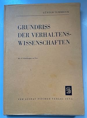 Bild des Verkufers fr Grundri der Verhaltenswissenschaften. zum Verkauf von Fundus-Online GbR Borkert Schwarz Zerfa