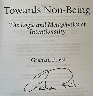 Immagine del venditore per [ Signed Copy ] Towards Non-Being: The Logic and Metaphysics of Intentionality. venduto da Fundus-Online GbR Borkert Schwarz Zerfa