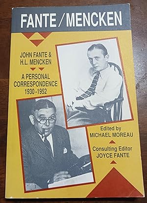 Seller image for Fante/Mencken: A Personal Correspondence 1930-1952 for sale by Gargoyle Books, IOBA