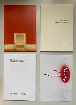 Seller image for [ 2 Bde. zsm.] Jalal Toufic: Credits Included + Walid Raad: Scratching on Things I could Disavow: A History of Art in the Arab World. for sale by Fundus-Online GbR Borkert Schwarz Zerfa