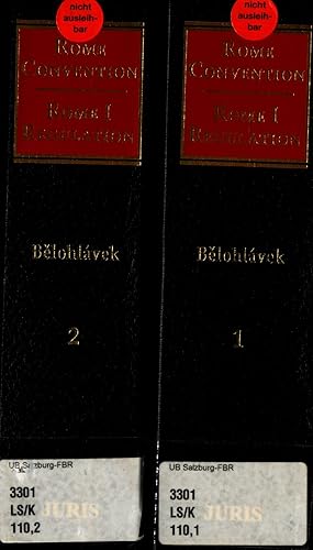 Seller image for Rome Convention: Rome I Regulation Commentary Volume 1, 2 for sale by avelibro OHG