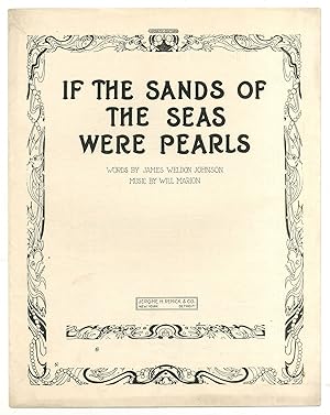 Seller image for [Sheet music]: If the Sands of the Seas Were Pearls for sale by Between the Covers-Rare Books, Inc. ABAA